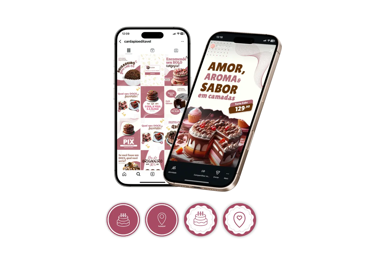 Mockups para redes sociais