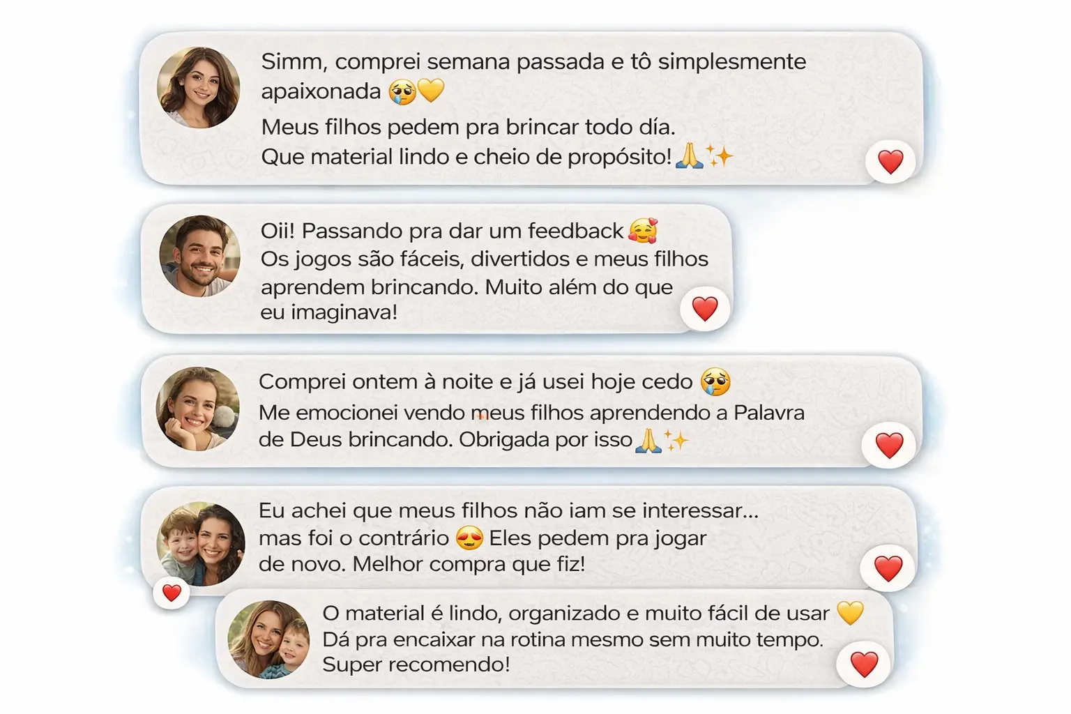Depoimentos de clientes