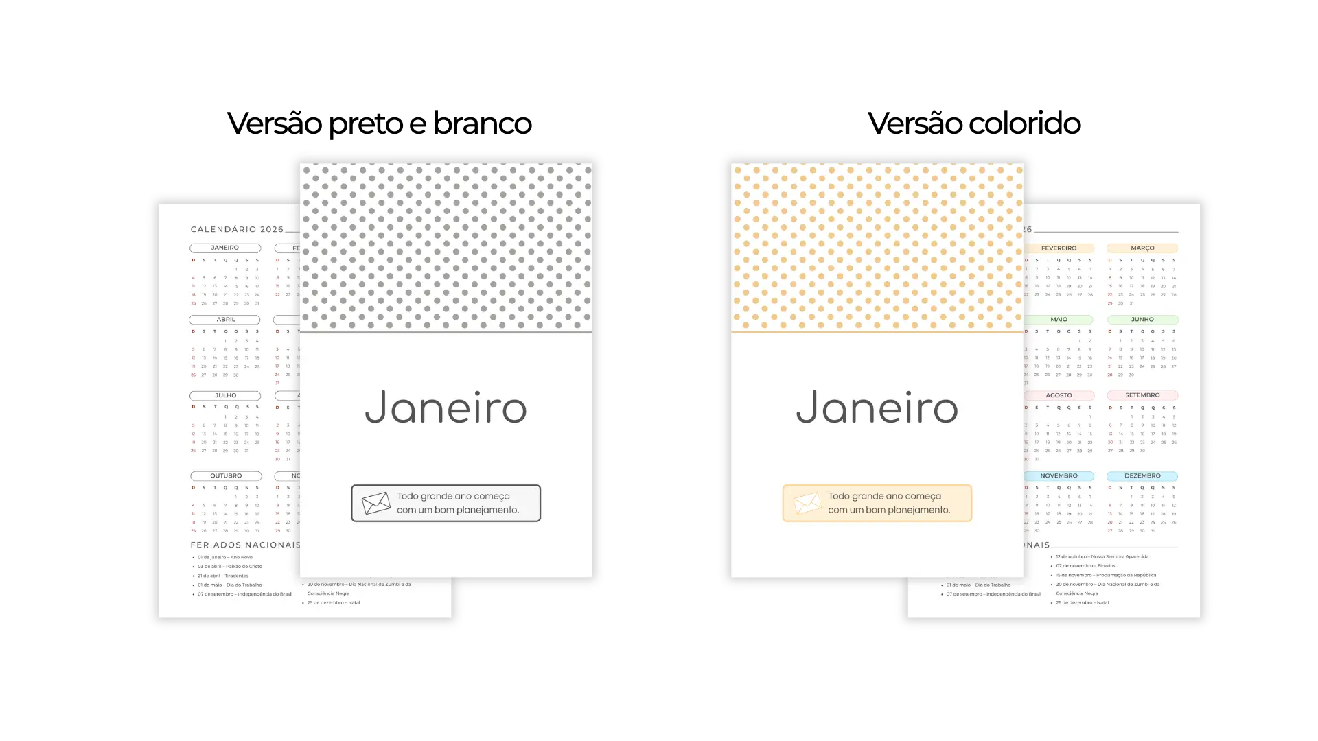 5 modelos de capas editáveis