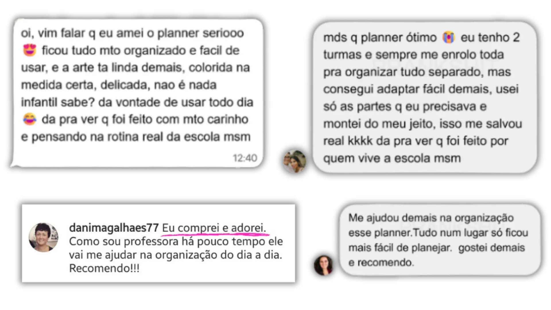 Depoimentos de clientes