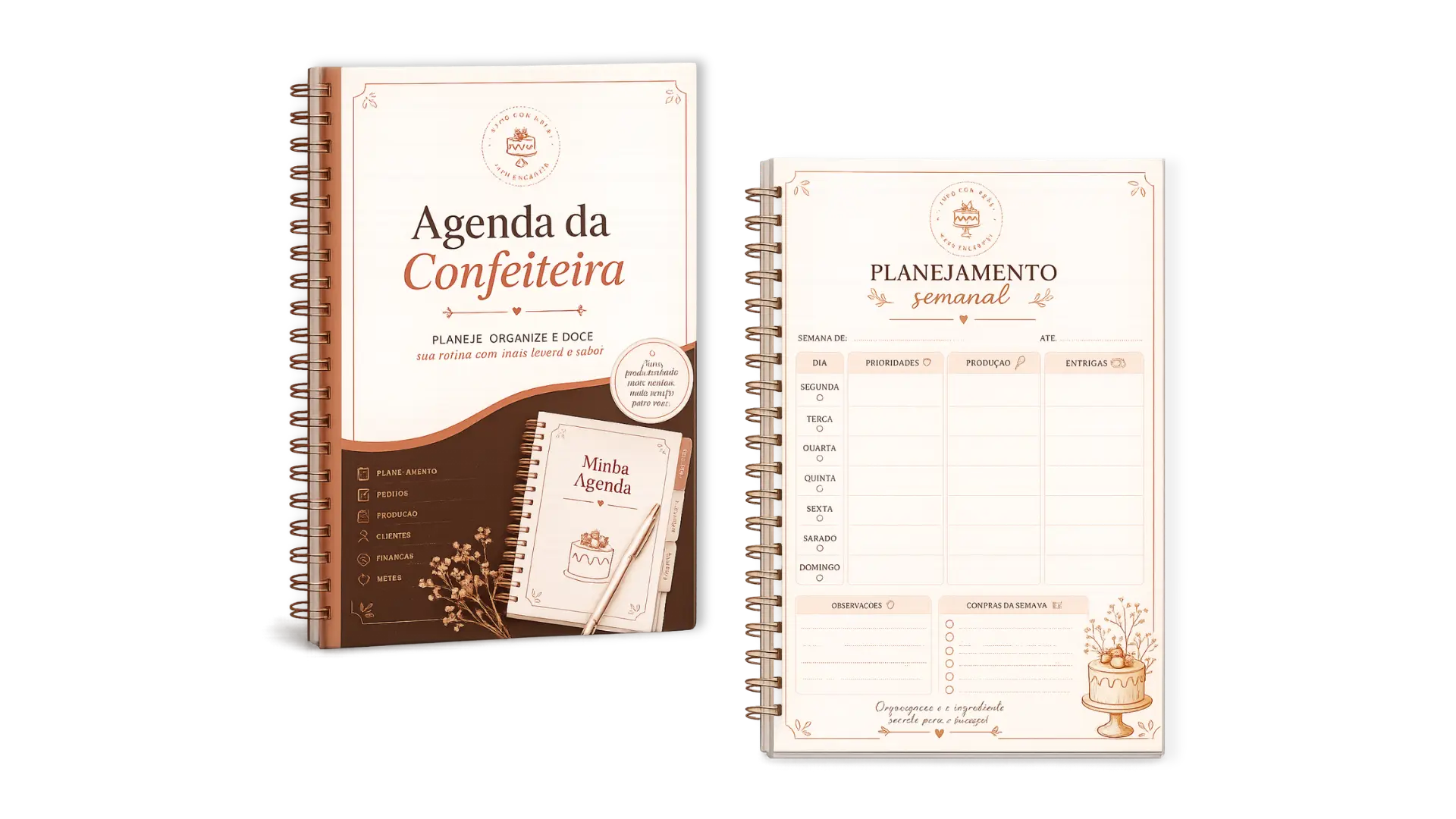 Bônus Agenda da Confeiteira