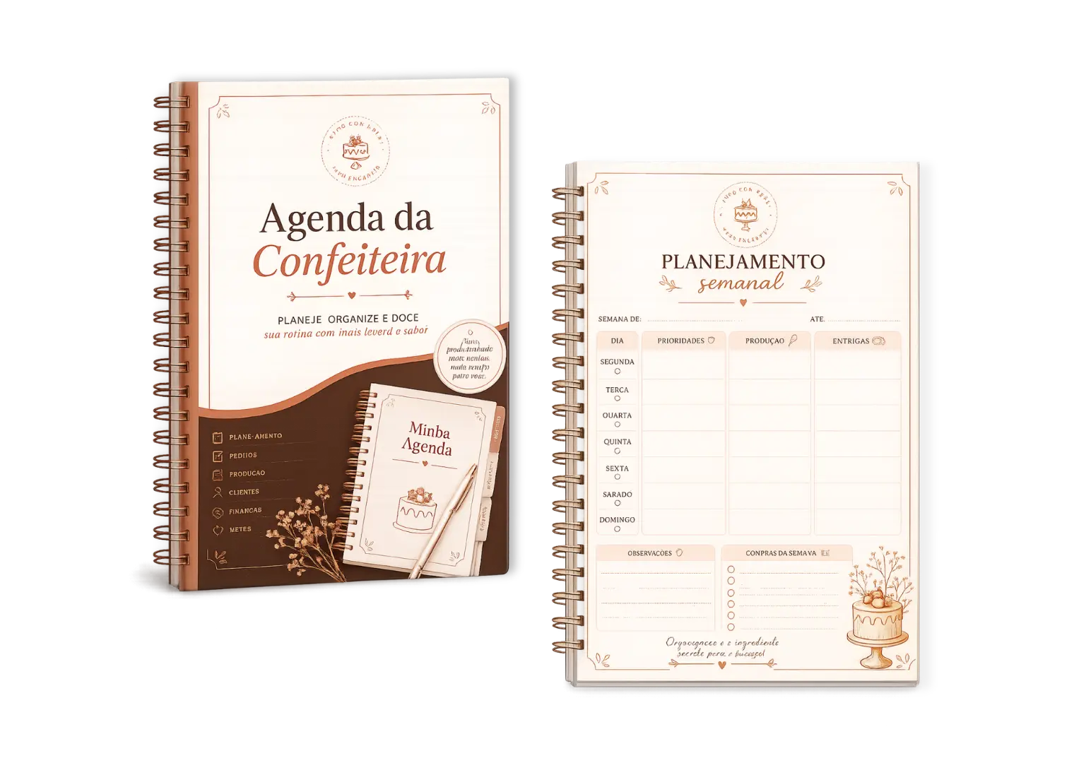Bônus Agenda da Confeiteira